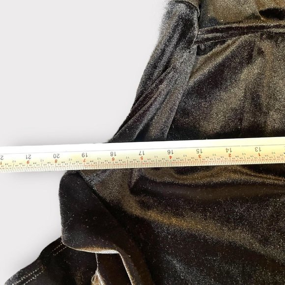 BHLDN Thrive Velvet Wrap Dress Size XL NWT MIDI Velour Flutter‎ Sleeve - Picture 11 of 13